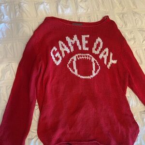 Red Gameday Sweater